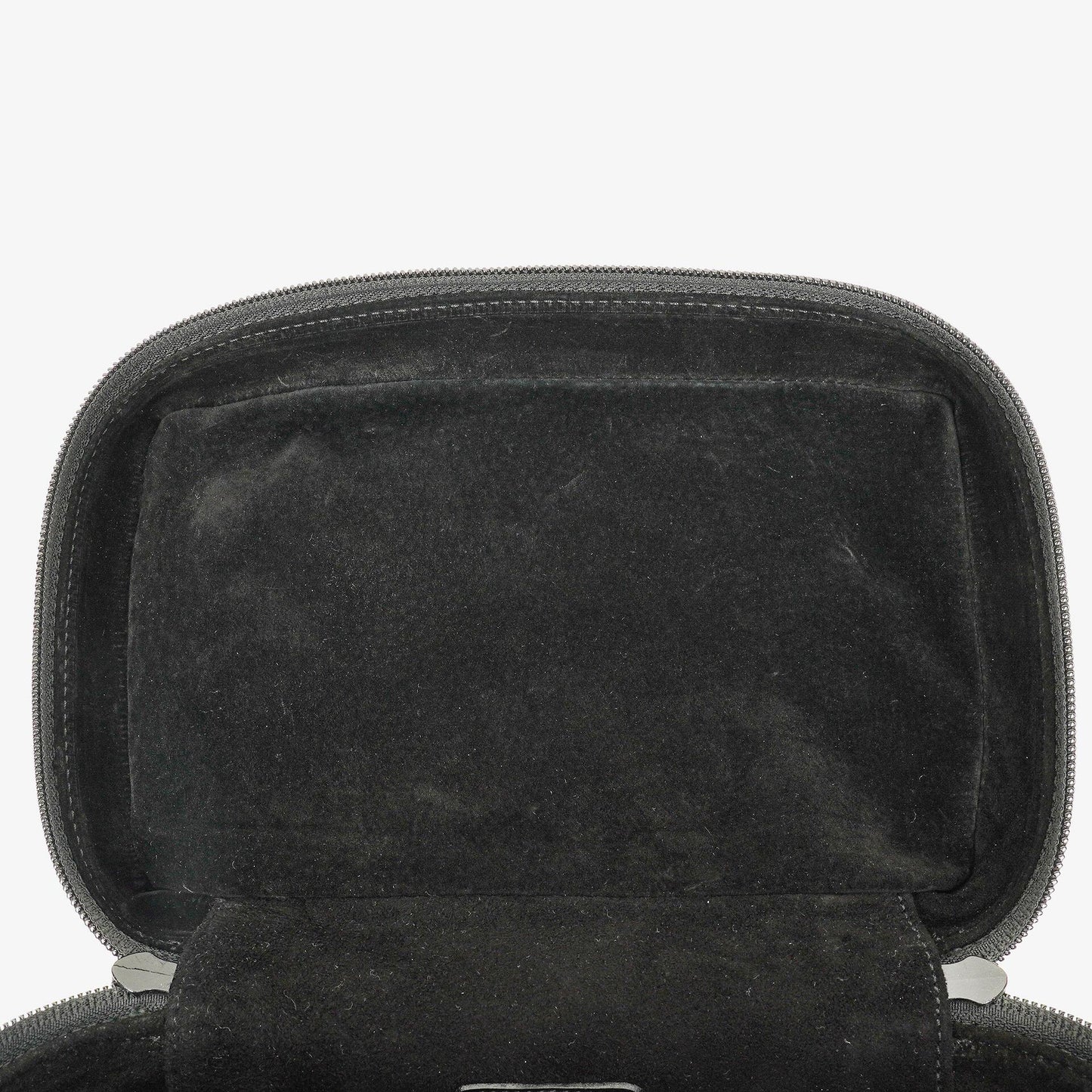 Gucci Horsebit Vanity Tasche aus schwarzem Leder