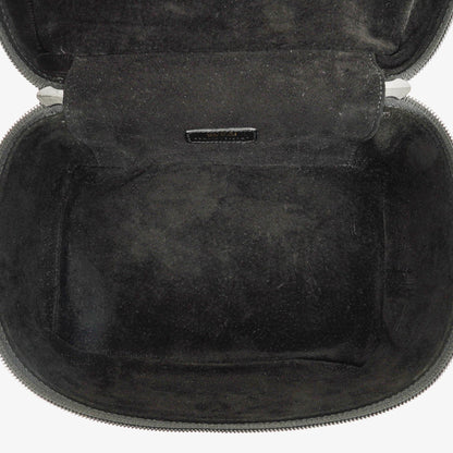 Gucci Horsebit Vanity Tasche aus schwarzem Leder