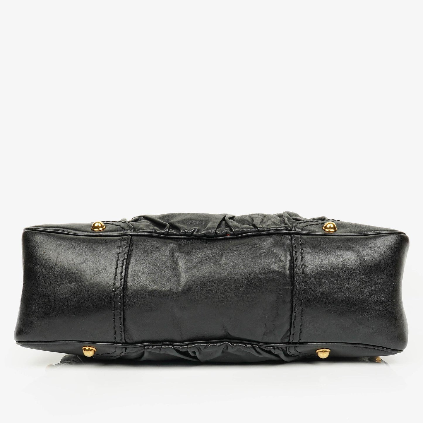 Gucci Jockey Hobo Bag Medium aus schwarzem Leder