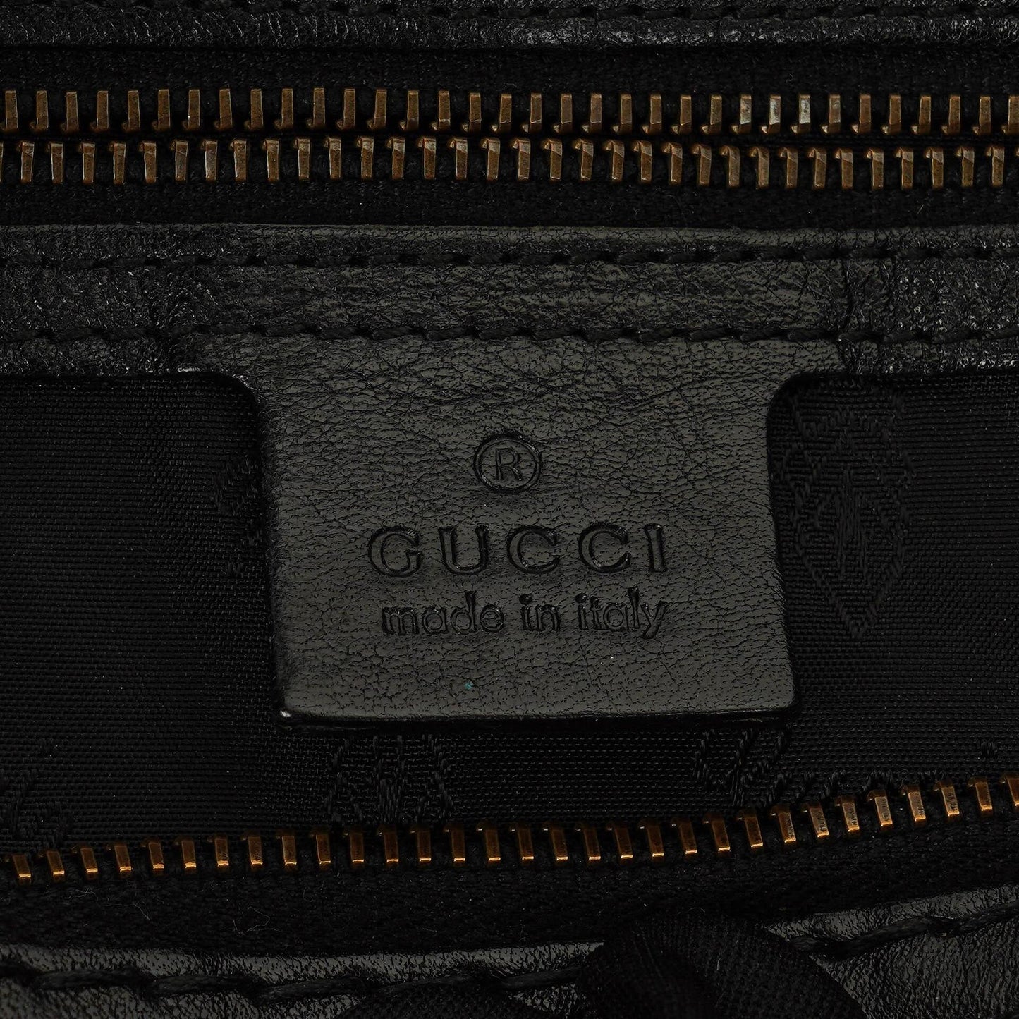 Gucci Jockey Hobo Bag Medium aus schwarzem Leder