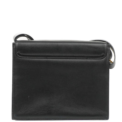 Gucci Schultertasche aus schwarzem Leder