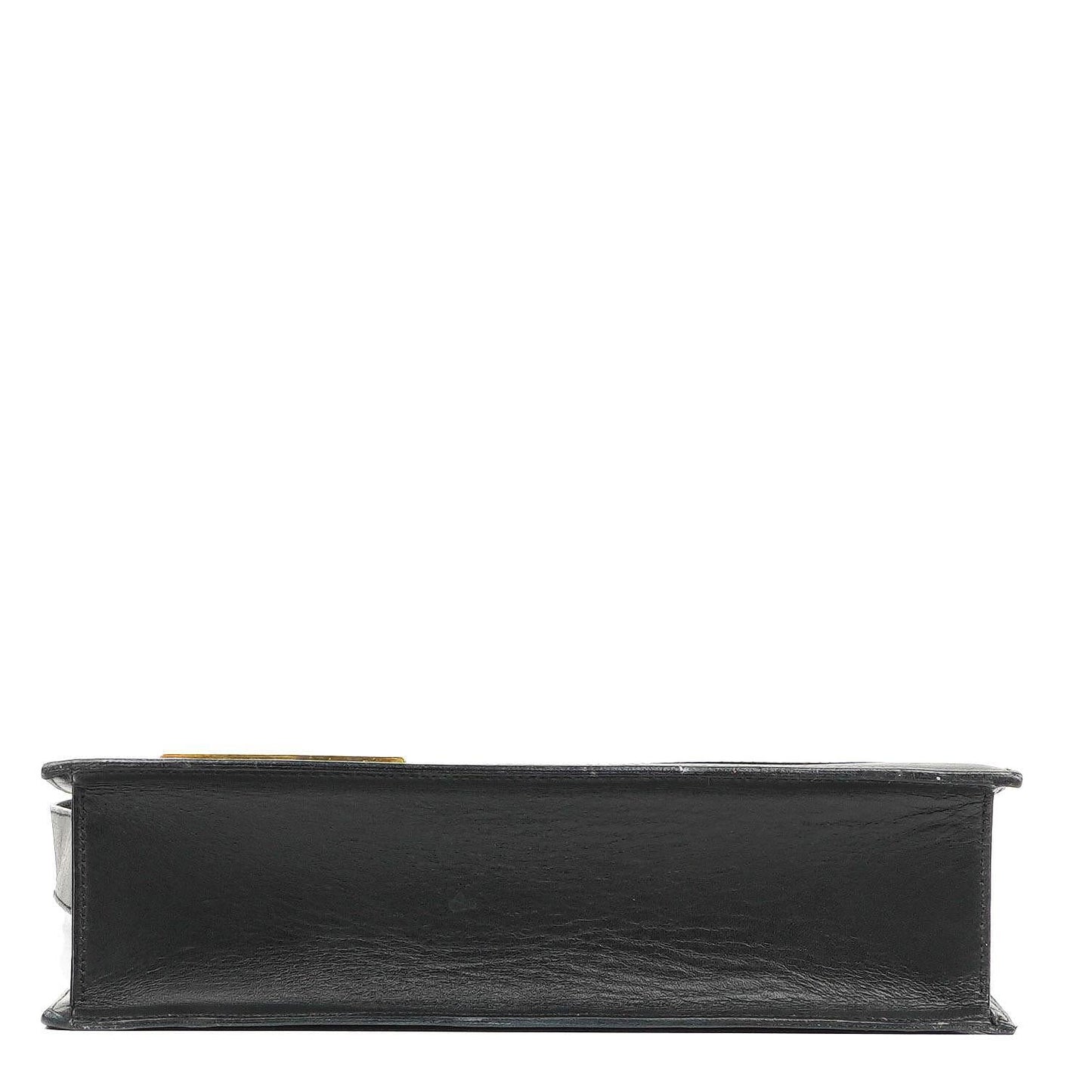 Gucci Schultertasche aus schwarzem Leder
