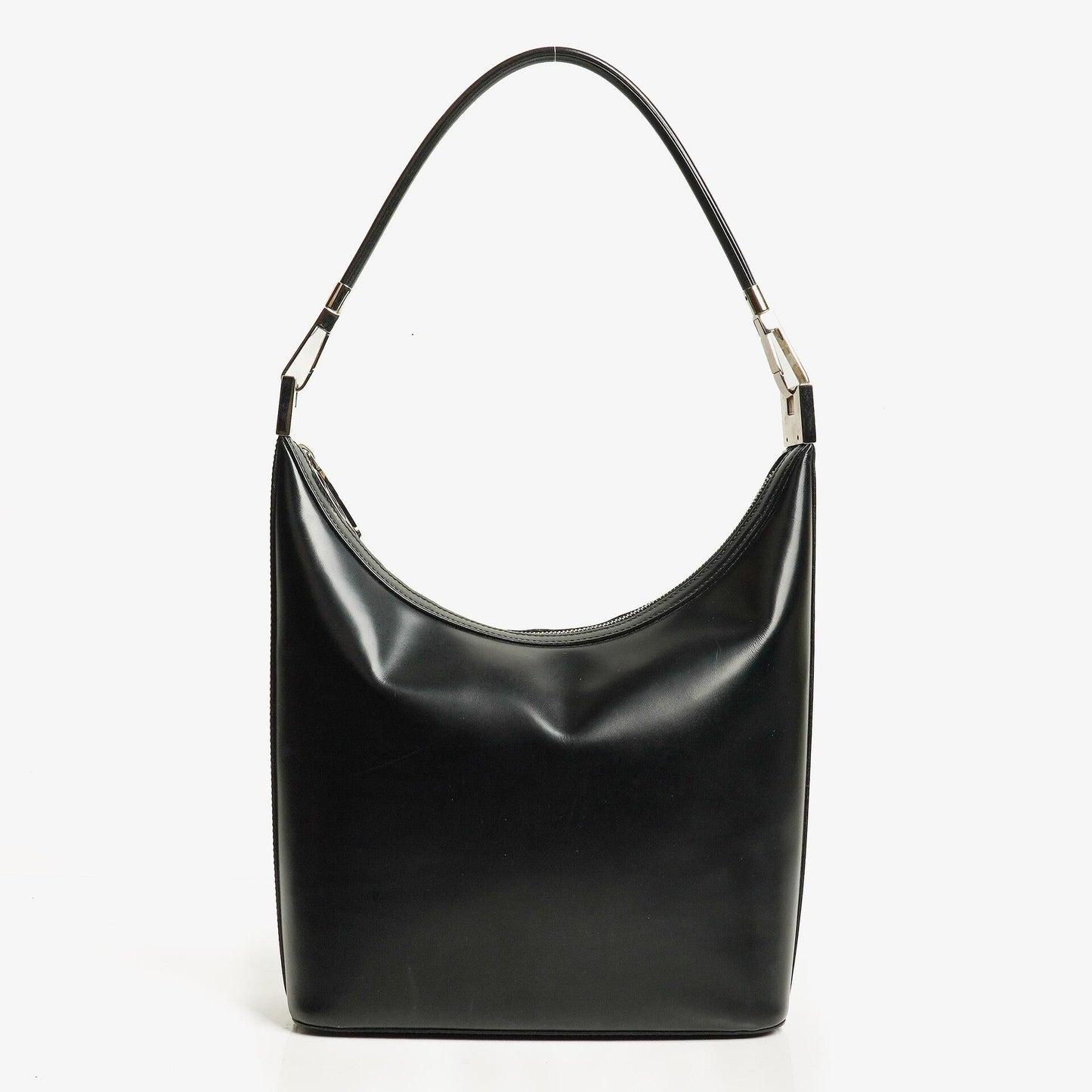 Gucci Schultertasche aus schwarzem Leder
