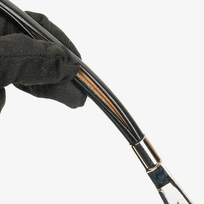 Gucci Schultertasche aus schwarzem Leder