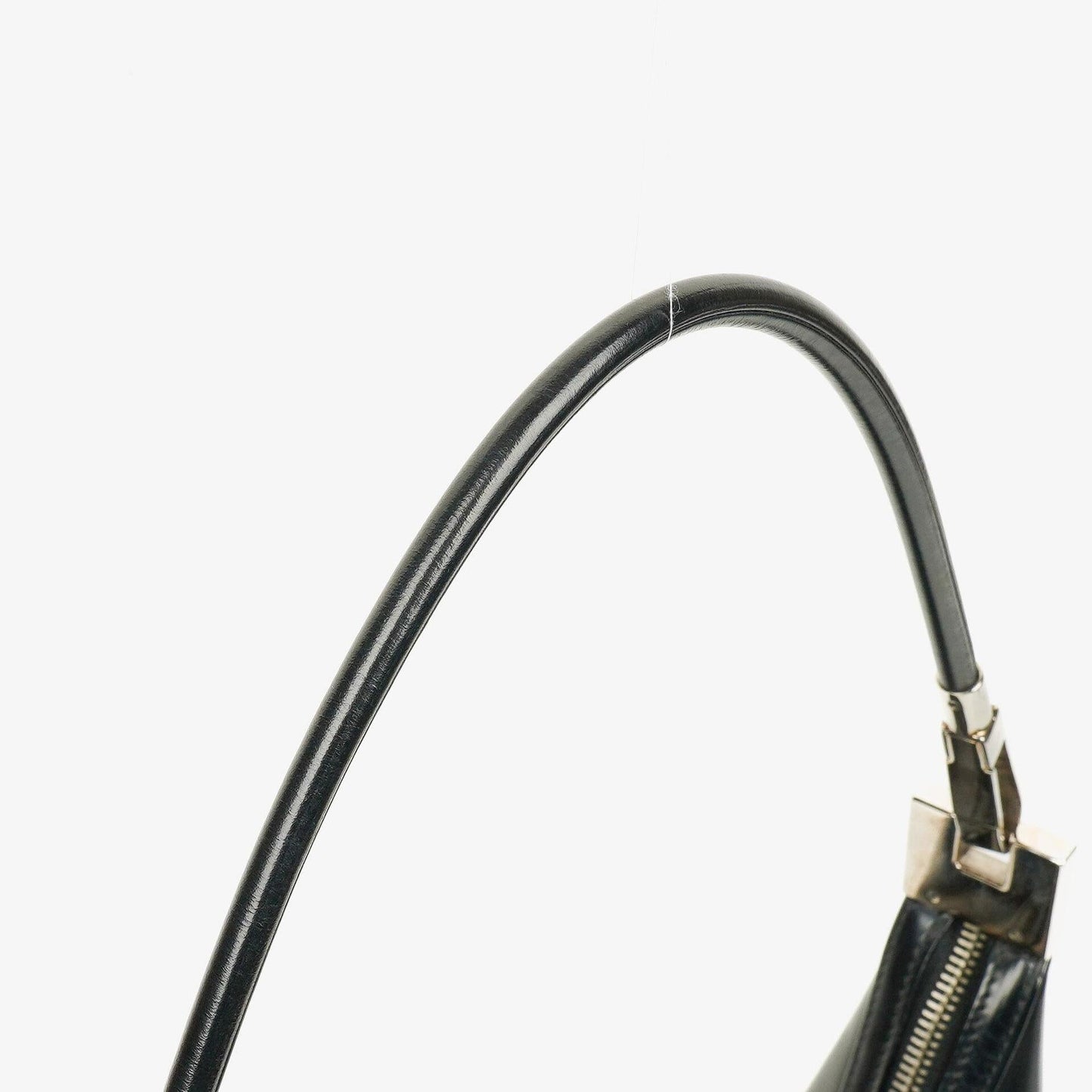 Gucci Schultertasche aus schwarzem Leder