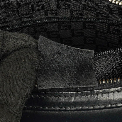 Gucci Schultertasche aus schwarzem Leder