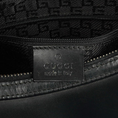 Gucci Schultertasche aus schwarzem Leder