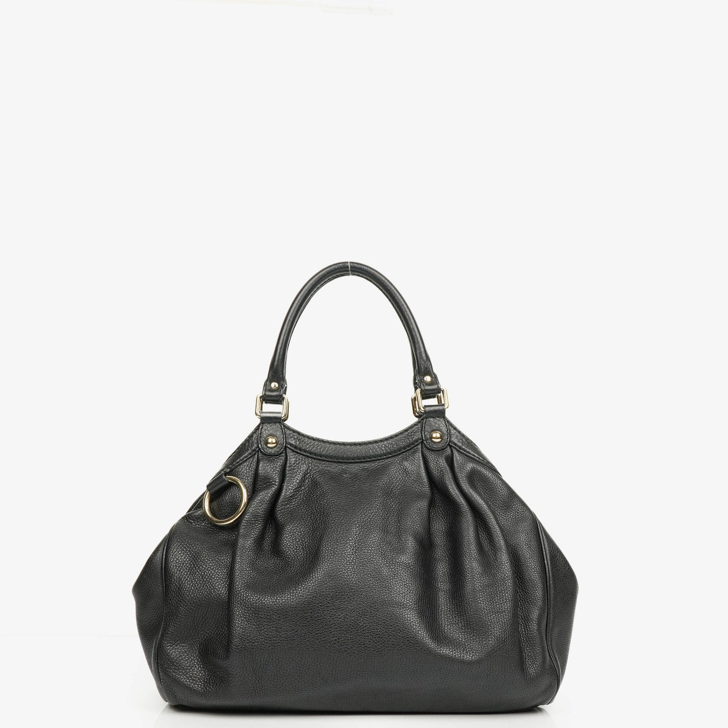 Gucci Sukey Schulter-Hobo-Bag aus schwarzem Leder