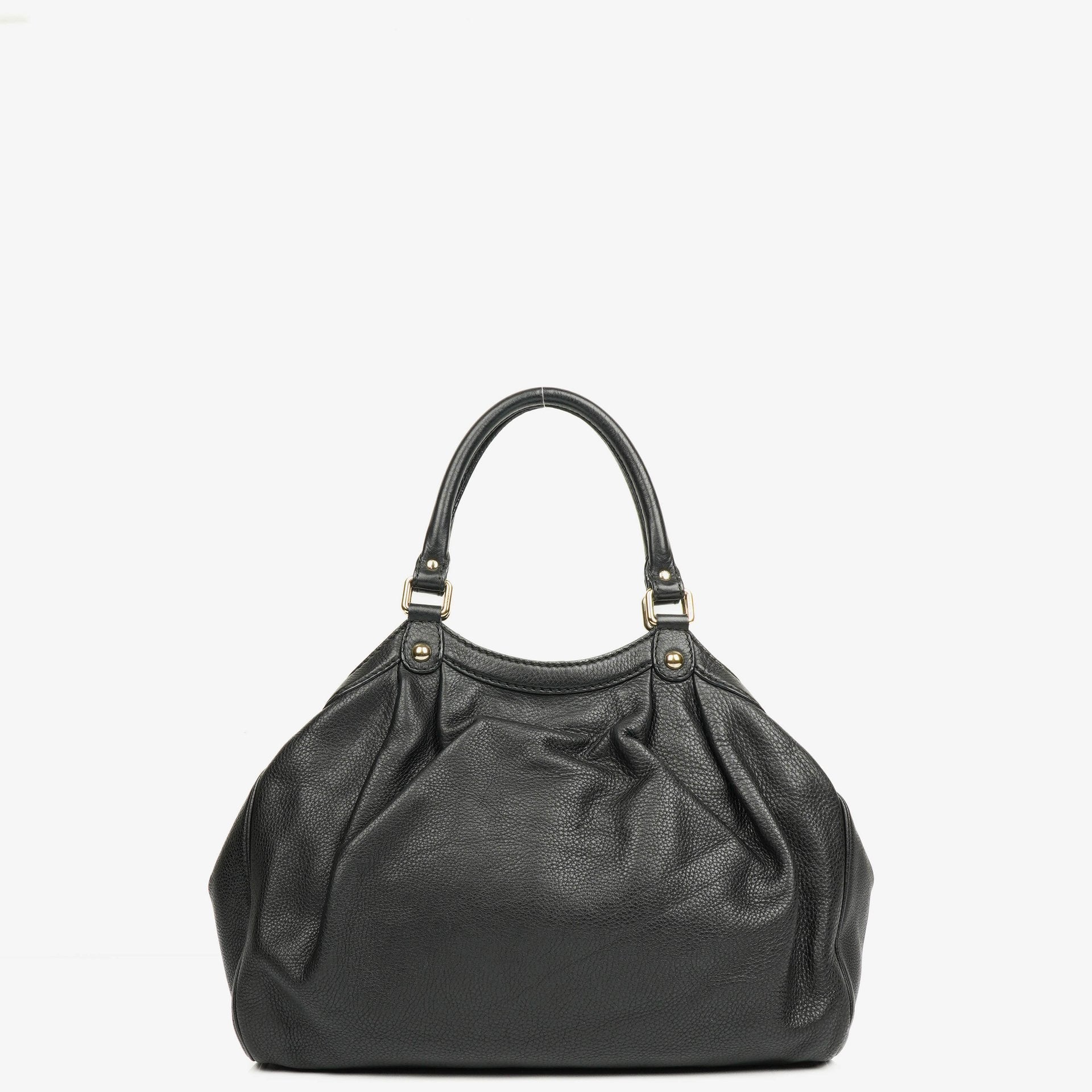 Gucci Sukey Schulter-Hobo-Bag aus schwarzem Leder