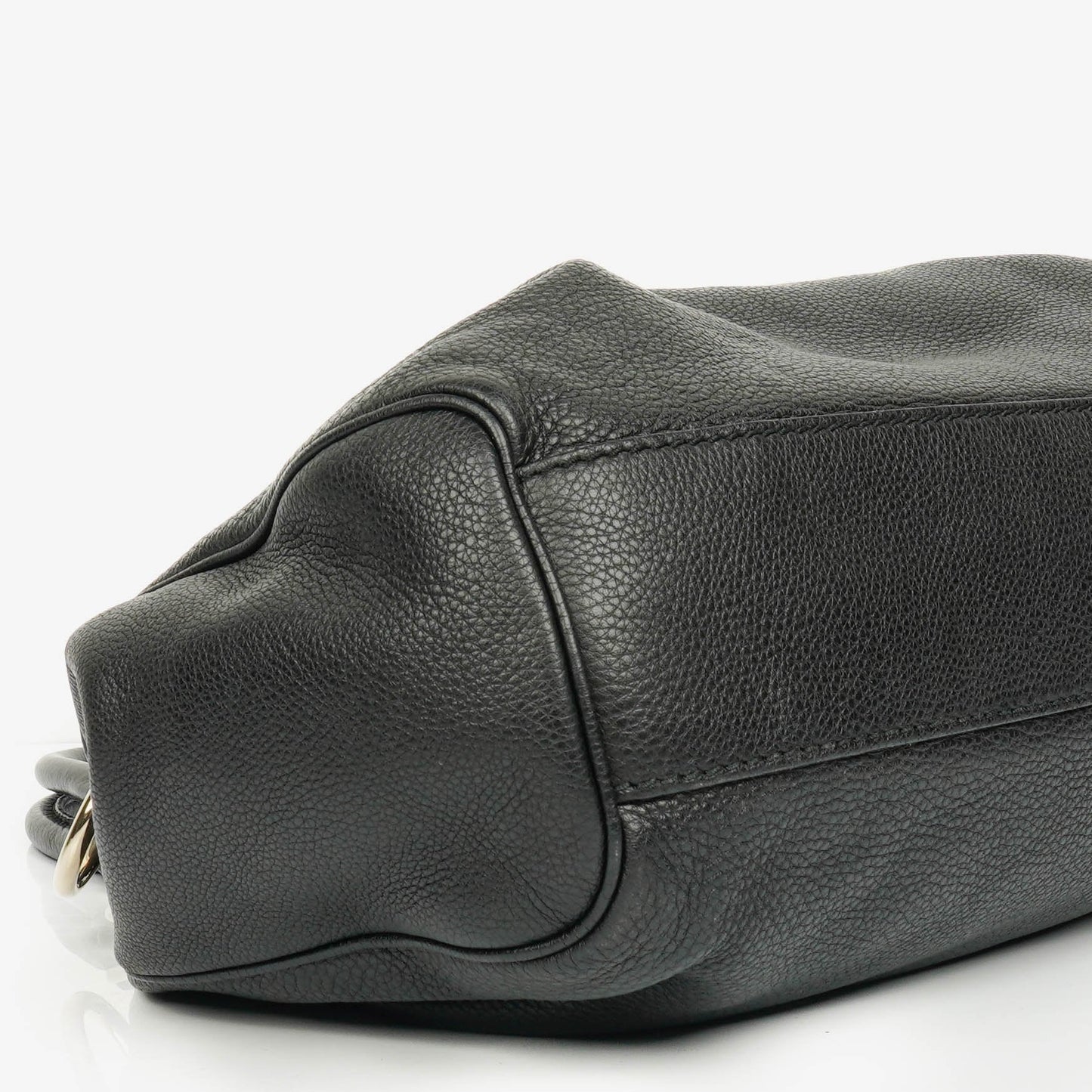 Gucci Sukey Schulter-Hobo-Bag aus schwarzem Leder