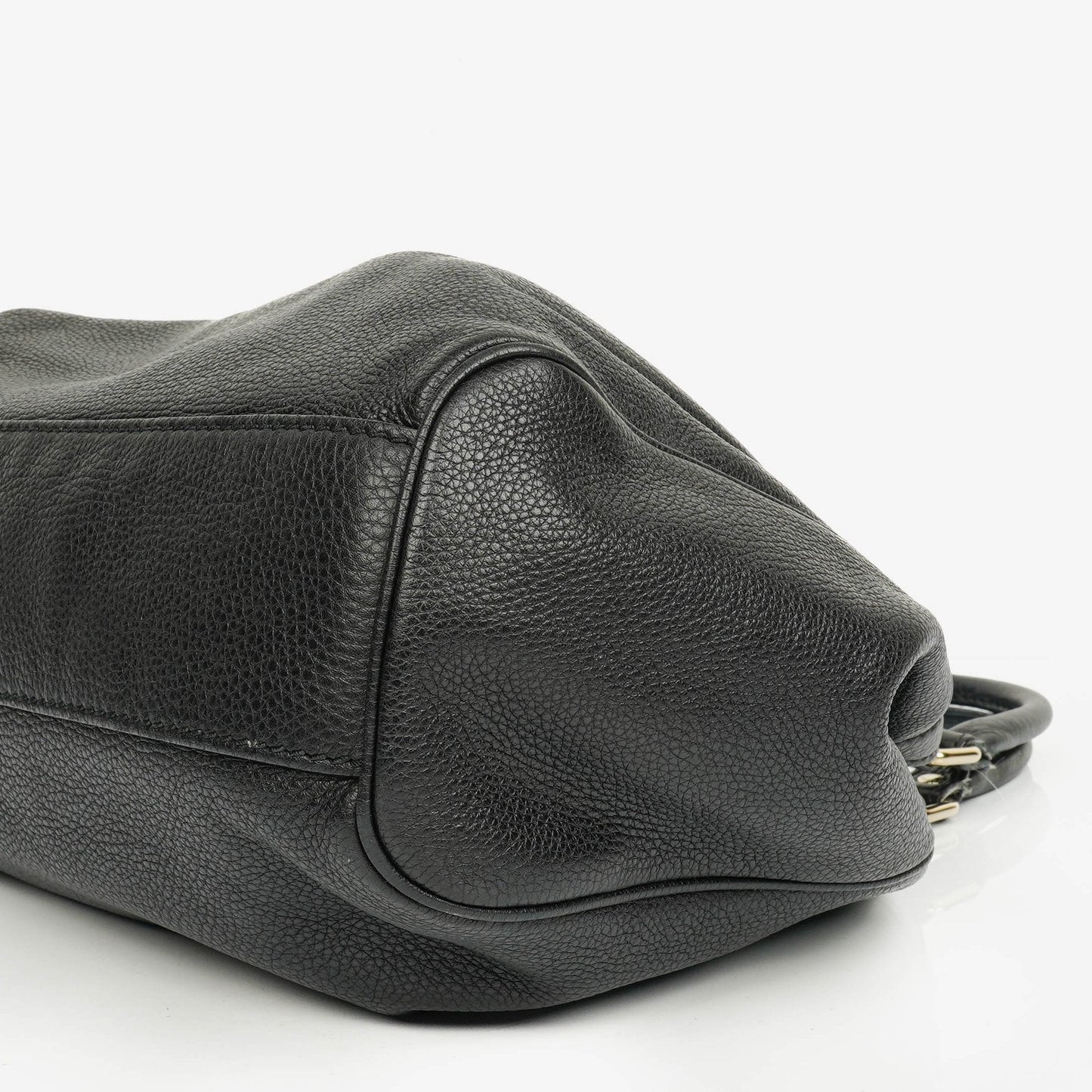 Gucci Sukey Schulter-Hobo-Bag aus schwarzem Leder