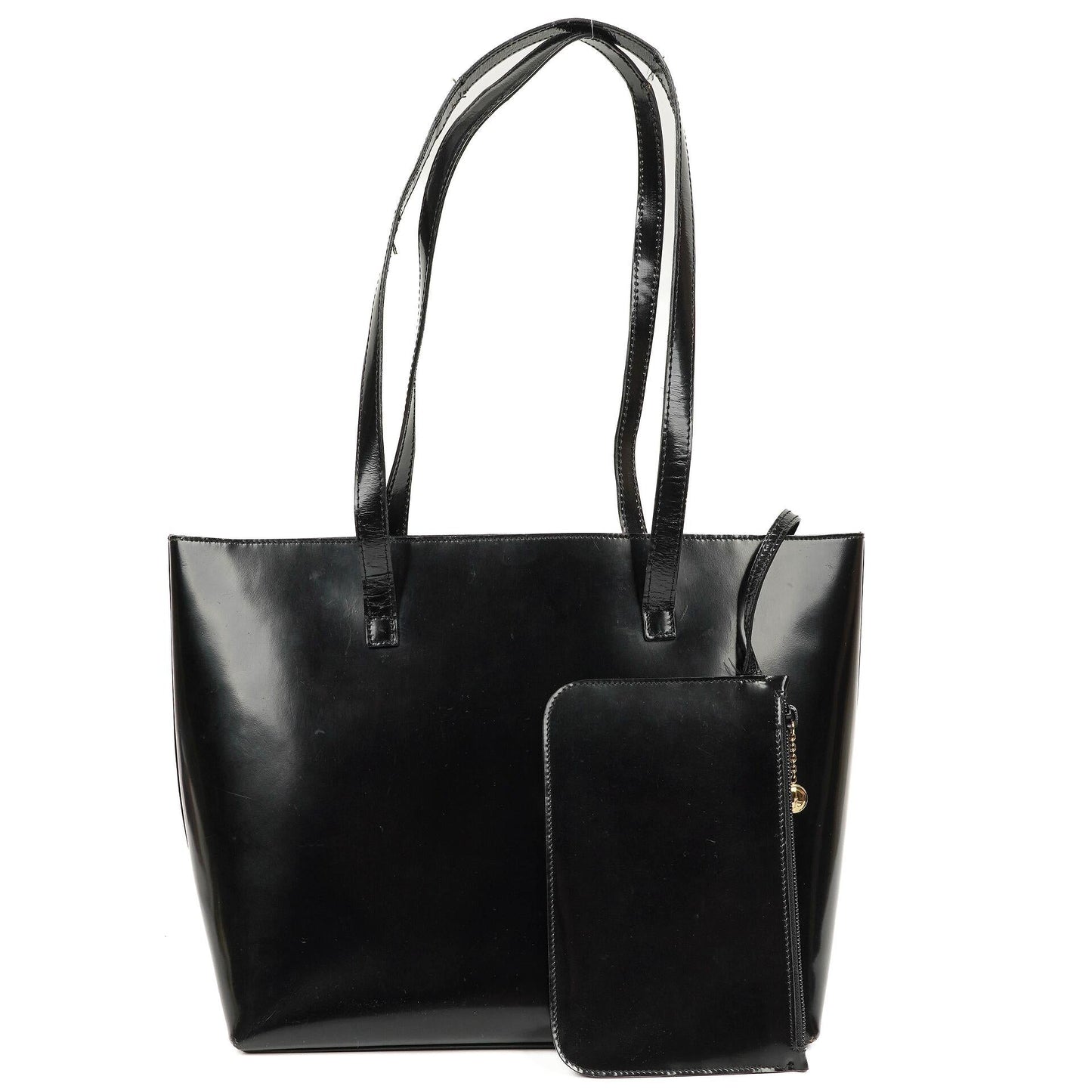 Gucci Tote Tasche aus schwarzem Leder