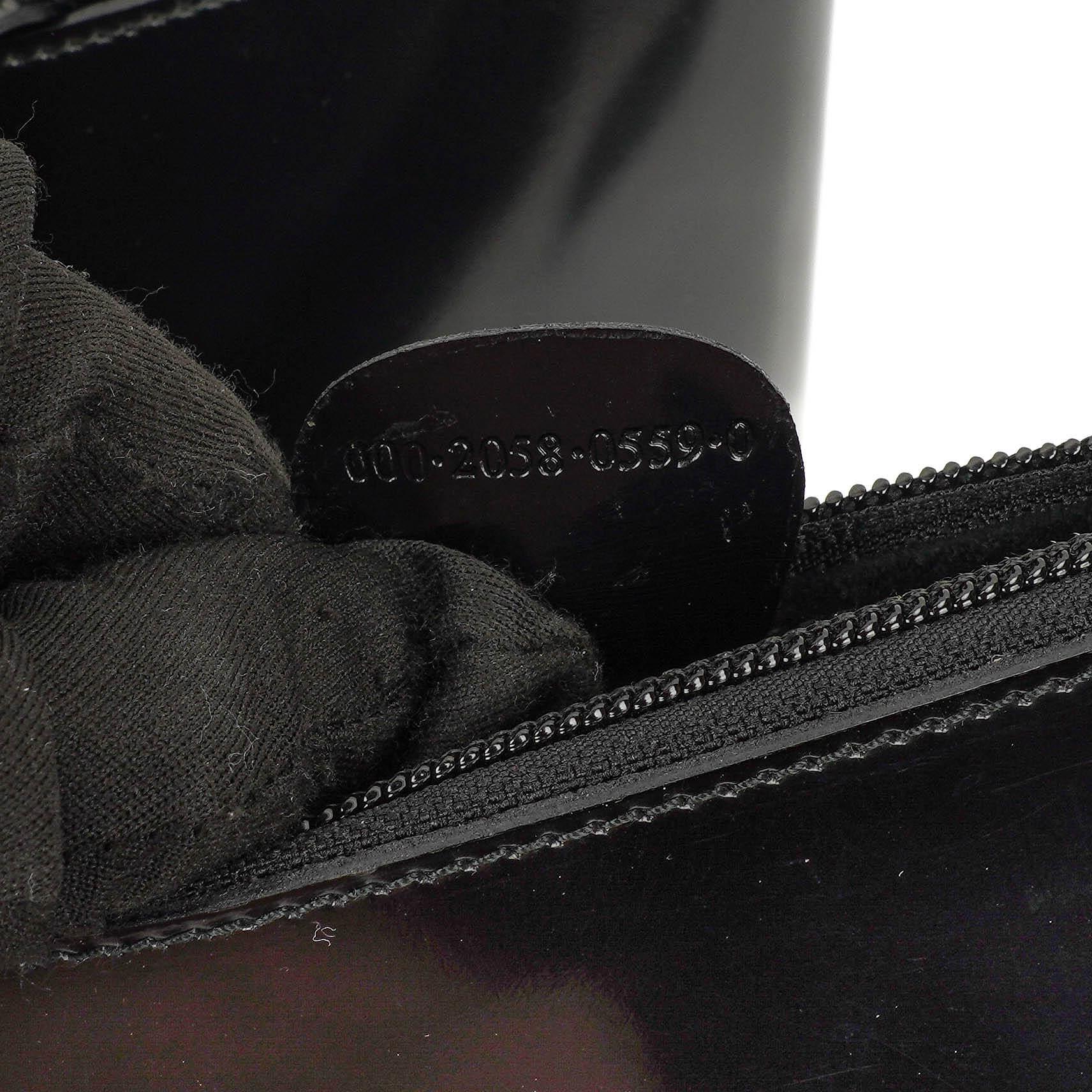 Gucci Tote Tasche aus schwarzem Leder