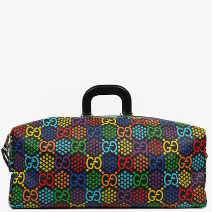 Gucci Duffle Rucksack Psychedelic Schwarz Multicolor GG Supreme Monogram Canvas