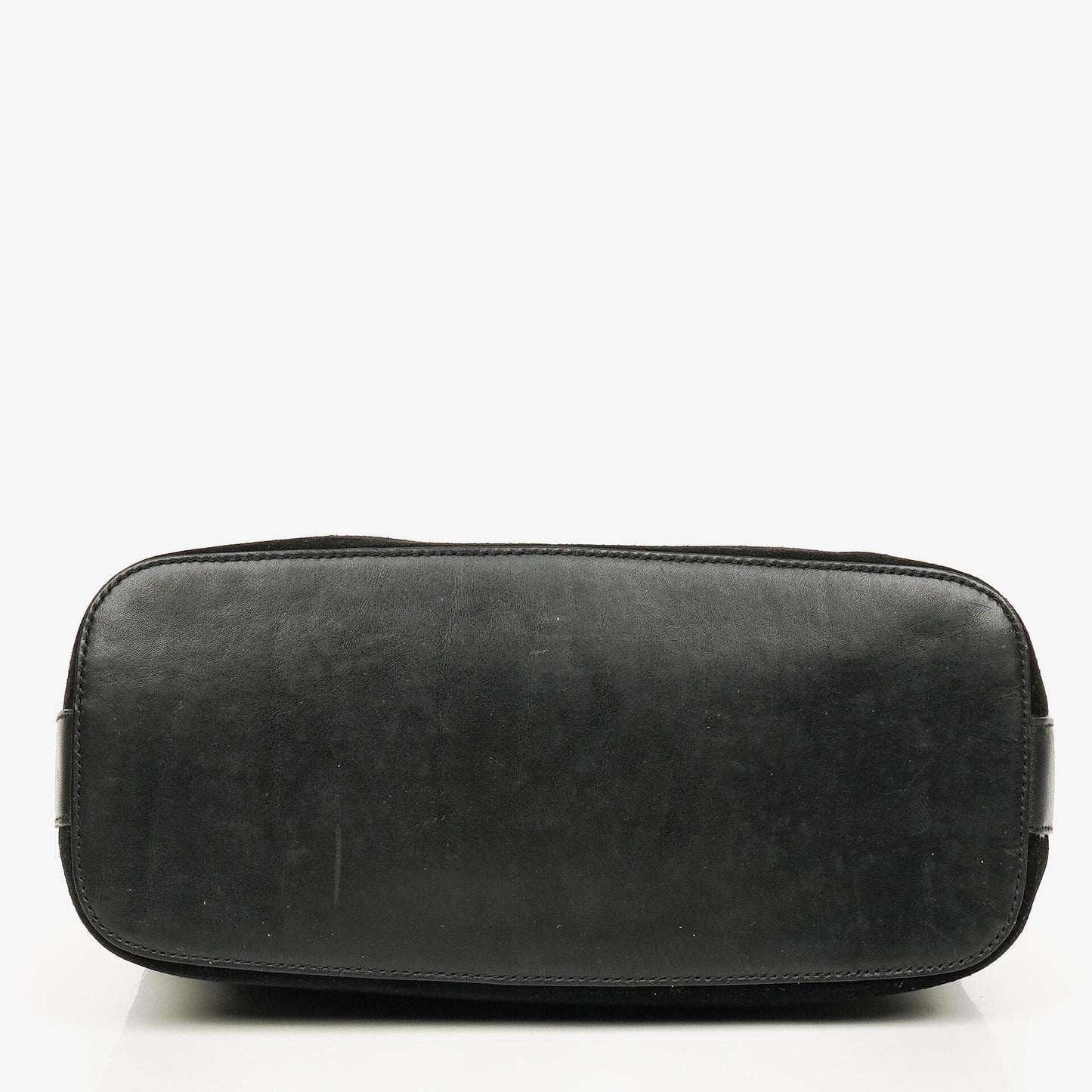 Gucci Schulter-Hobo-Tasche aus schwarzem Wildleder und Leder