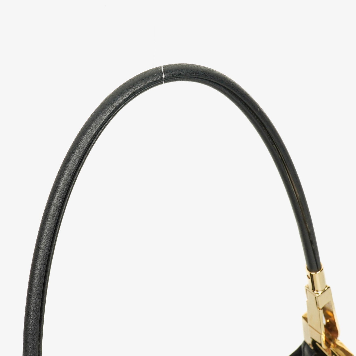 Gucci Schulter-Hobo-Tasche aus schwarzem Wildleder und Leder