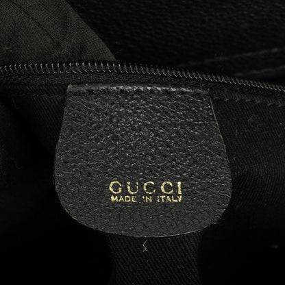 Gucci Diana Bamboo Tote aus schwarzem Vintage-Wildleder und Leder
