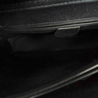 Gucci Diana Bamboo Tote aus schwarzem Vintage-Wildleder und Leder
