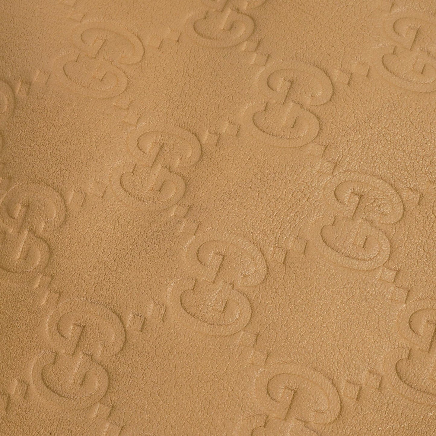 Gucci Britt Beigefarbene Guccissima Leder Boston Tasche