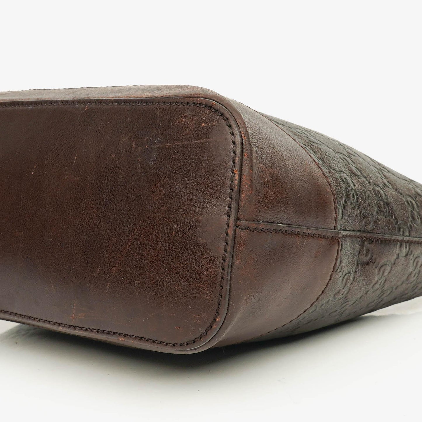Gucci Hobo Bag aus Guccissima Leder in Bronze