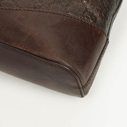 Gucci Hobo Bag aus Guccissima Leder in Bronze