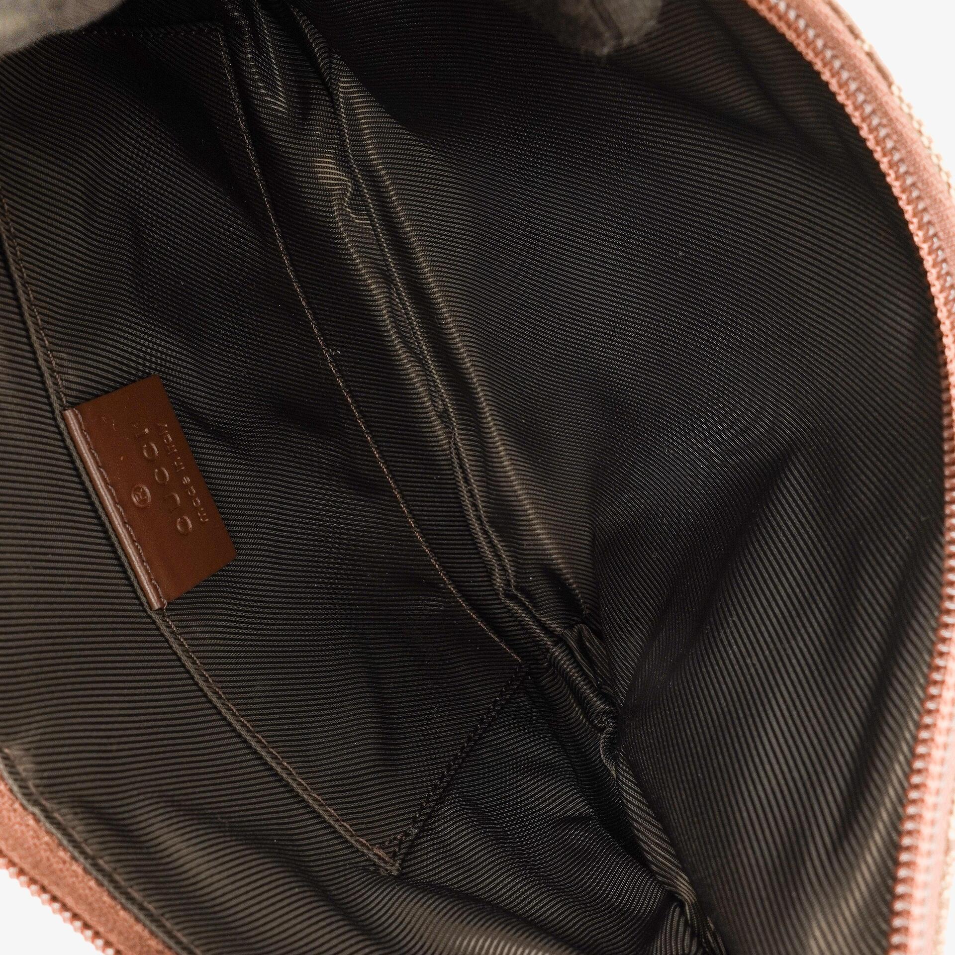Gucci Kleine Hobo-Tasche aus braunem GG Canvas