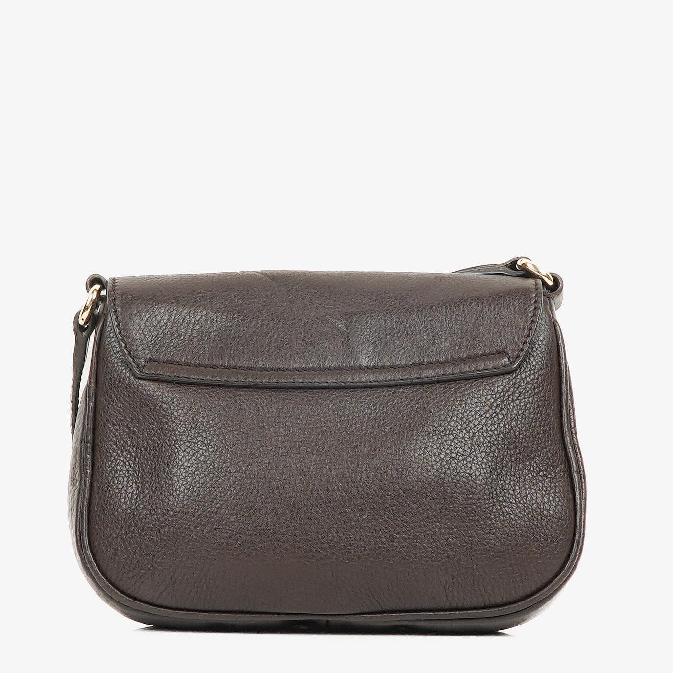 Gucci Dressage Umhängetasche aus braunem Leder