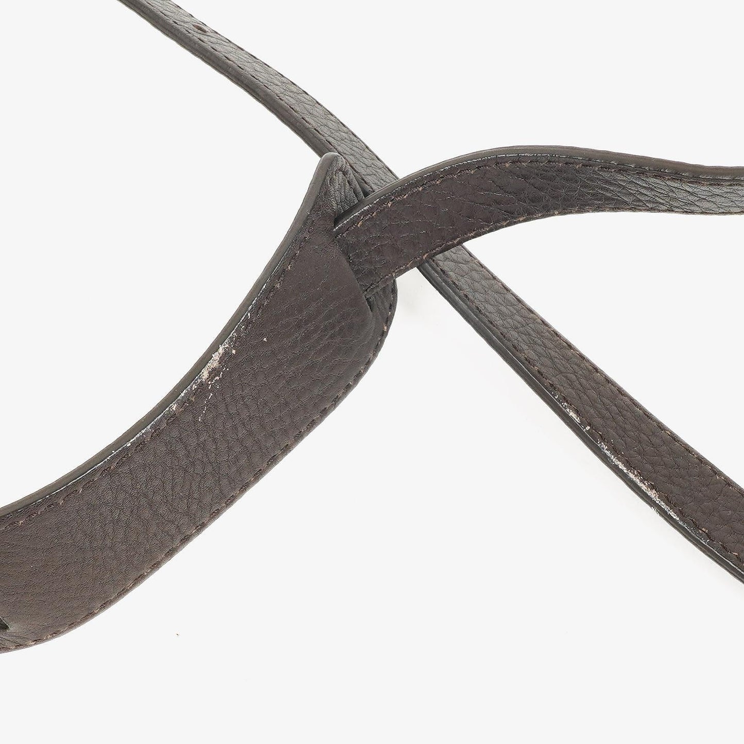 Gucci Dressage Umhängetasche aus braunem Leder