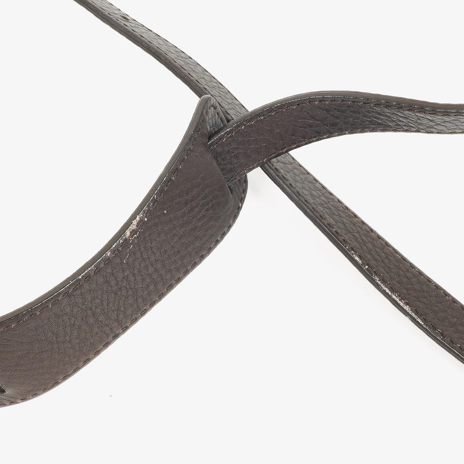 Gucci Dressage Umhängetasche aus braunem Leder