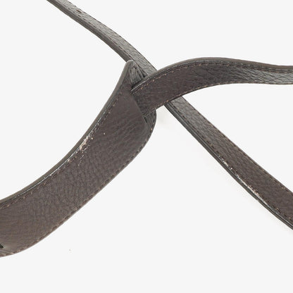 Gucci Dressage Umhängetasche aus braunem Leder