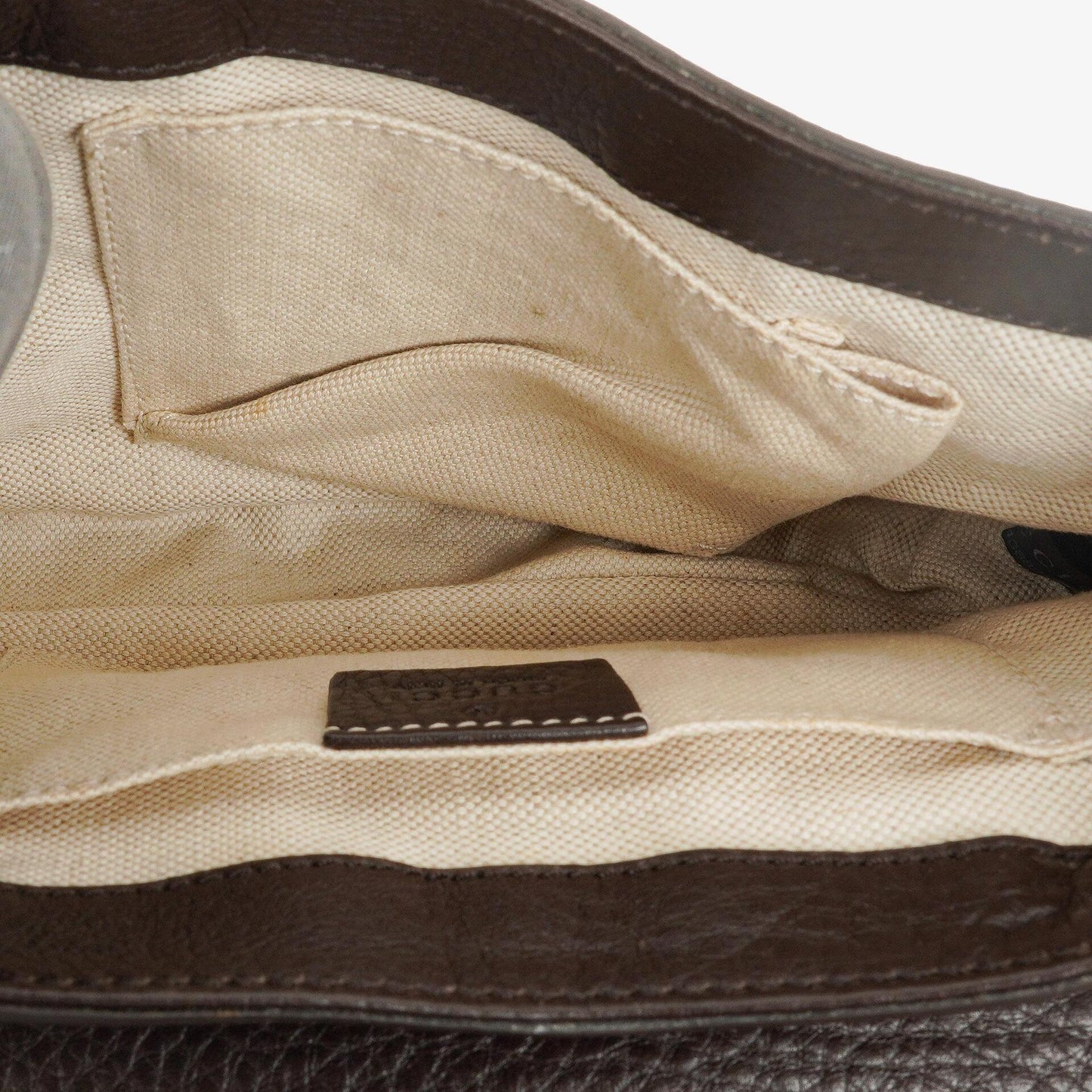 Gucci Dressage Umhängetasche aus braunem Leder