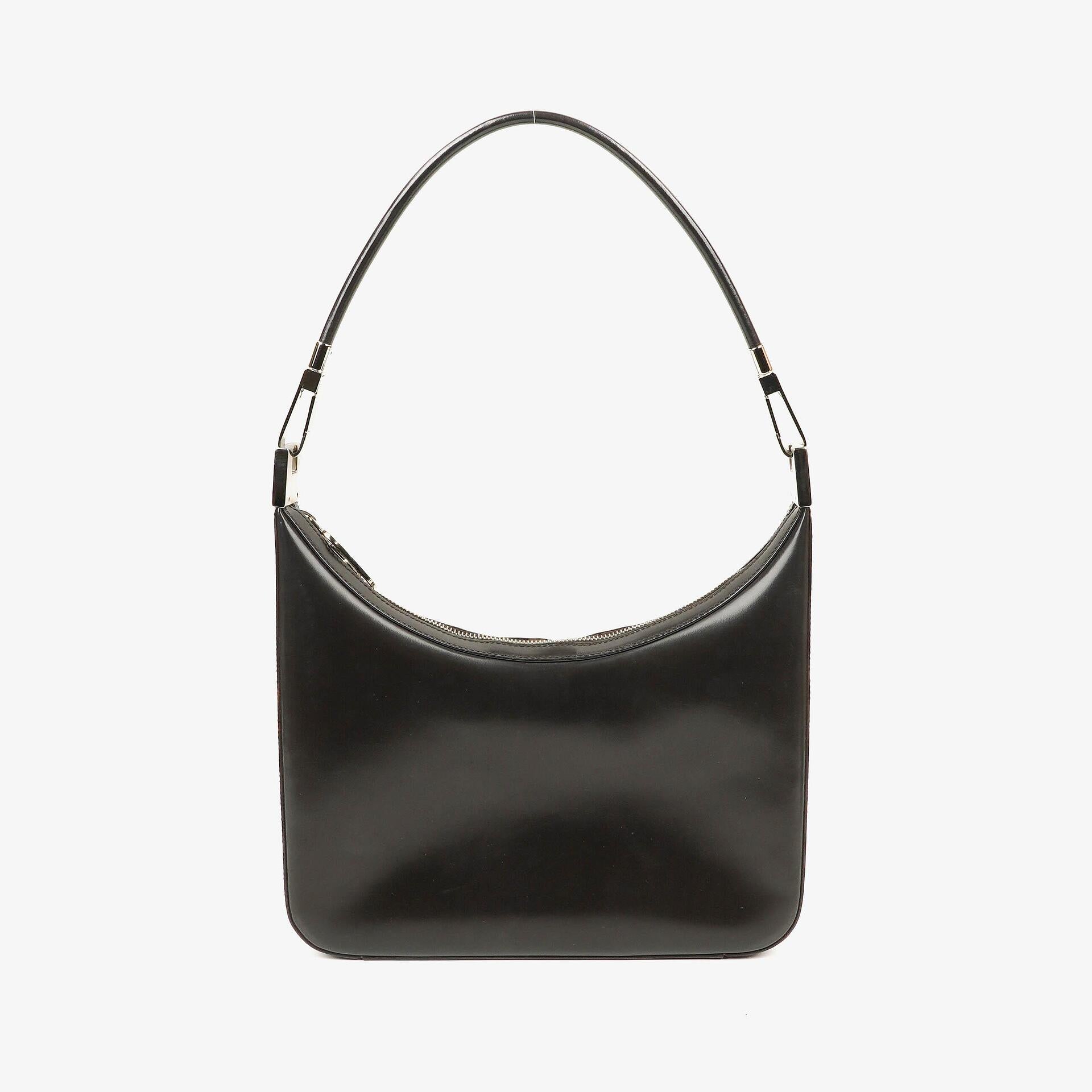 Gucci Schulter-Hobo-Tasche aus braunem Leder