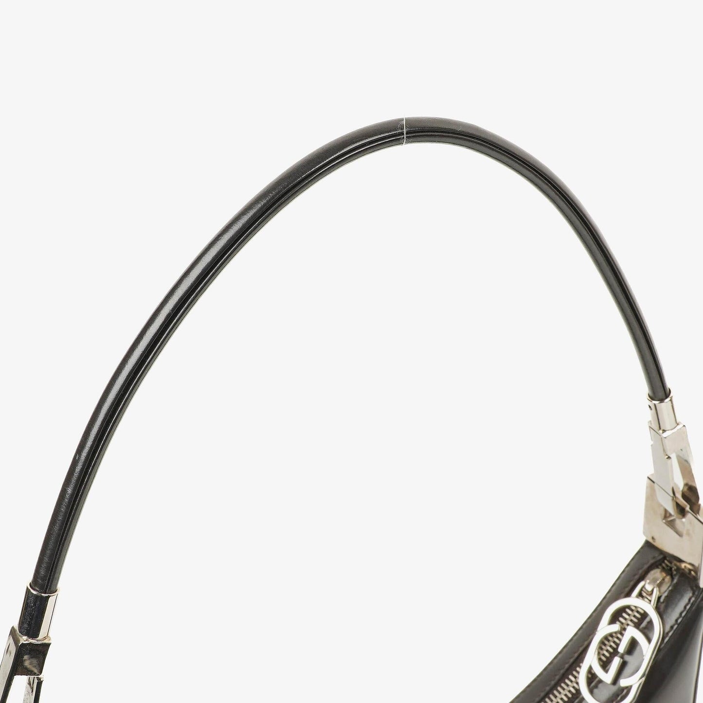 Gucci Schulter-Hobo-Tasche aus braunem Leder