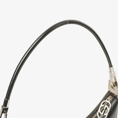 Gucci Schulter-Hobo-Tasche aus braunem Leder