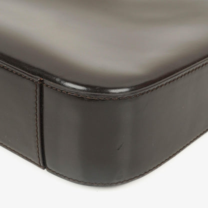 Gucci Schulter-Hobo-Tasche aus braunem Leder