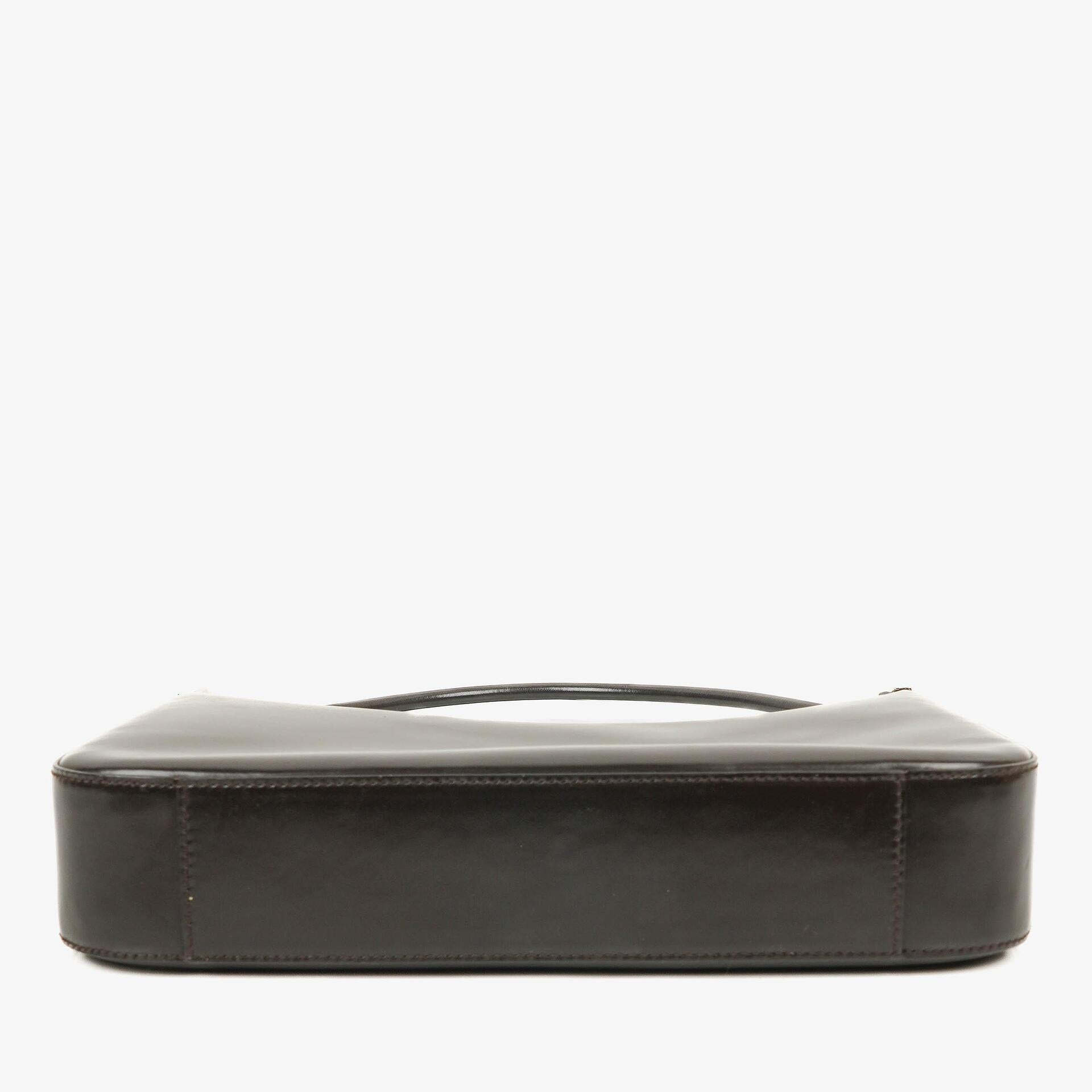 Gucci Schulter-Hobo-Tasche aus braunem Leder