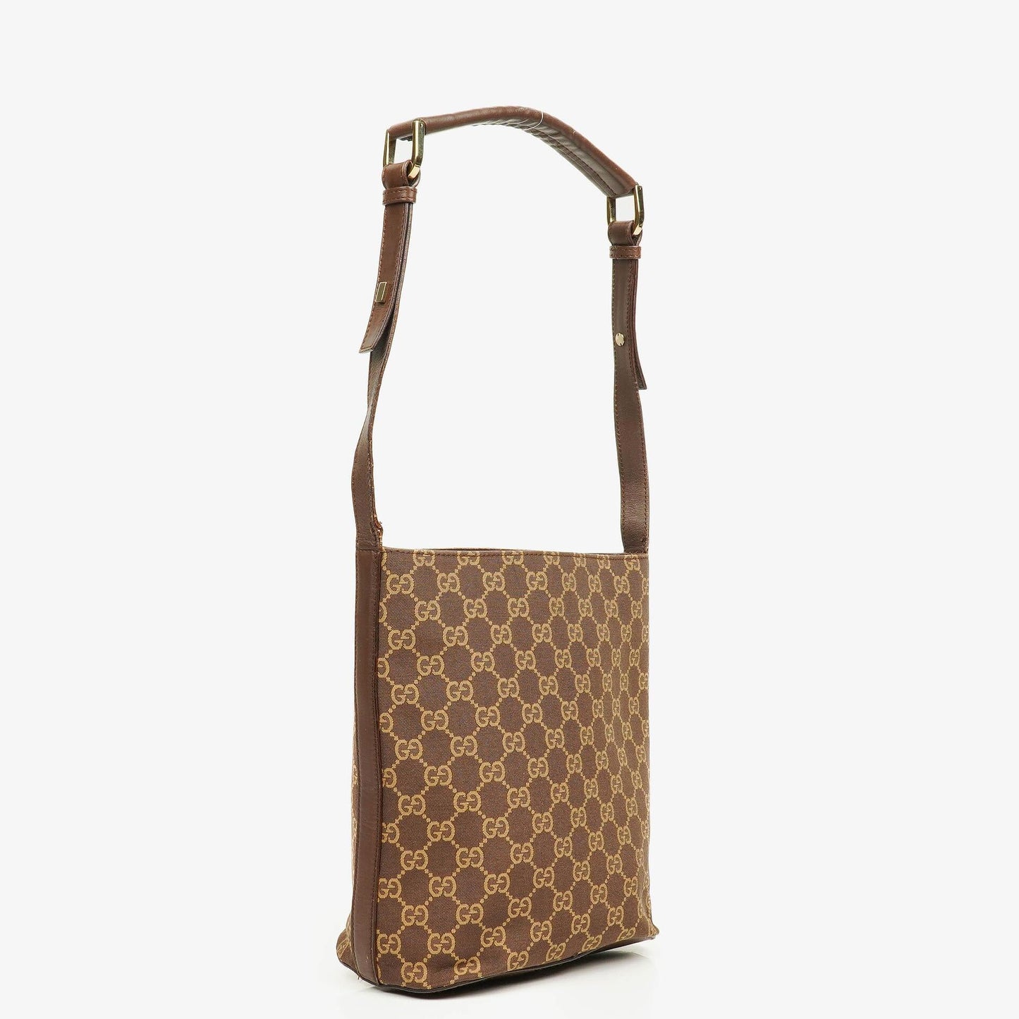 Gucci Tote Tasche aus braunem GG Monogram Canvas