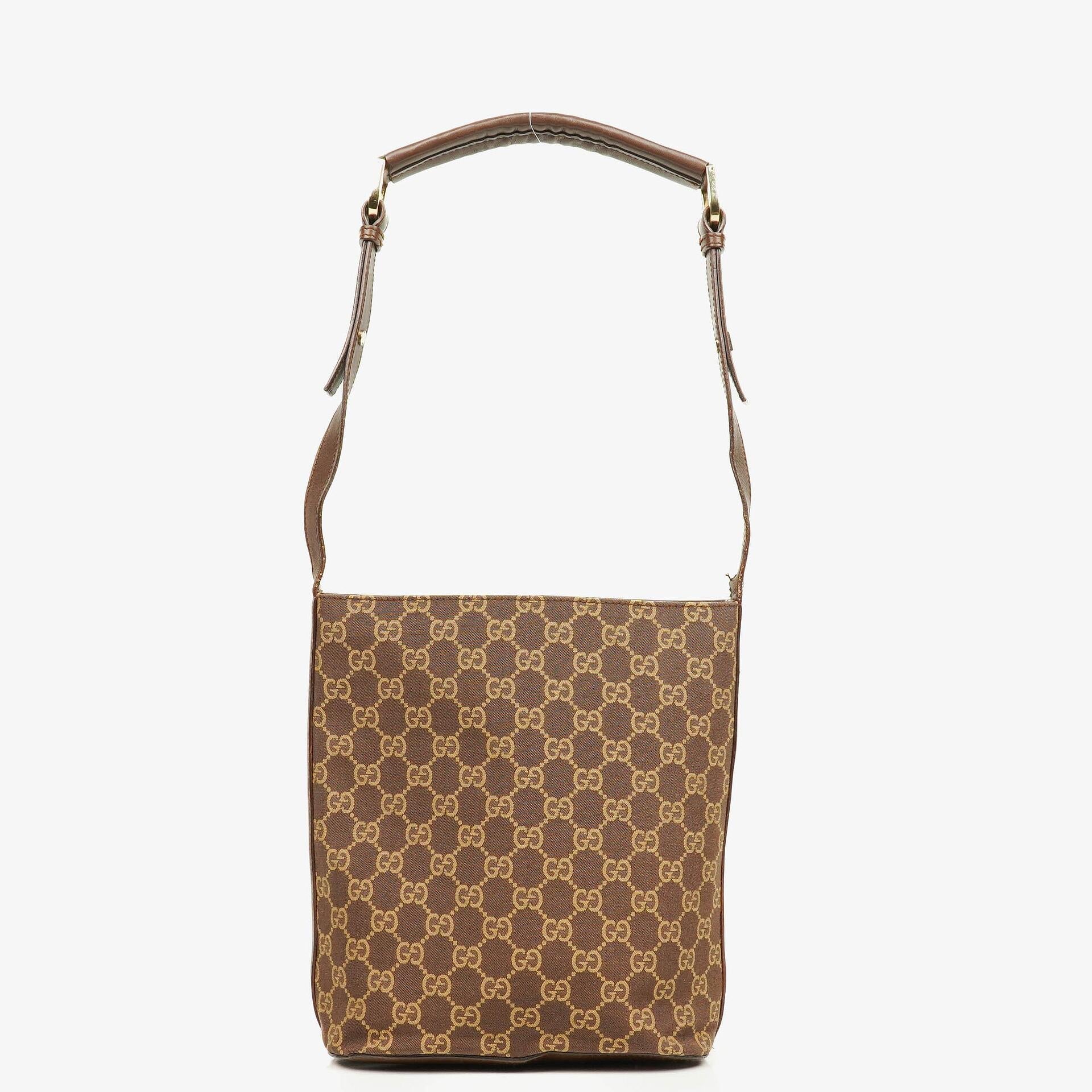 Gucci Tote Tasche aus braunem GG Monogram Canvas