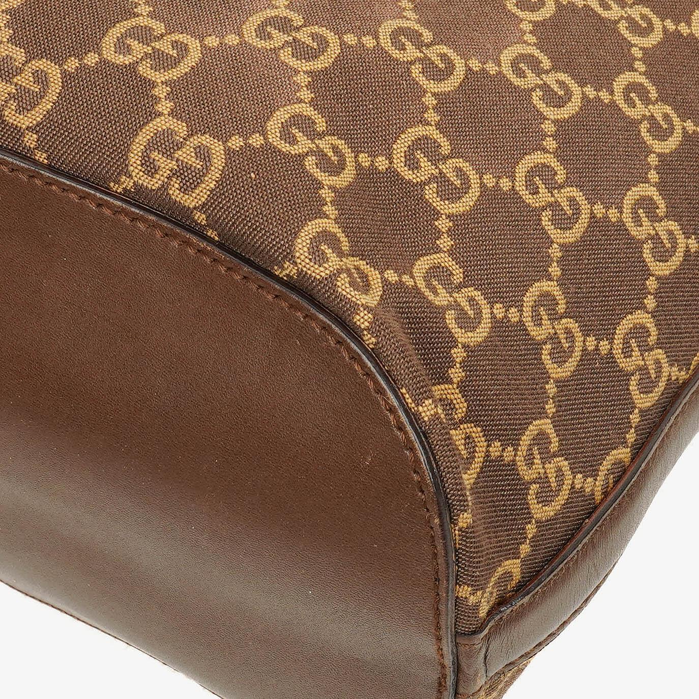Gucci Tote Tasche aus braunem GG Monogram Canvas