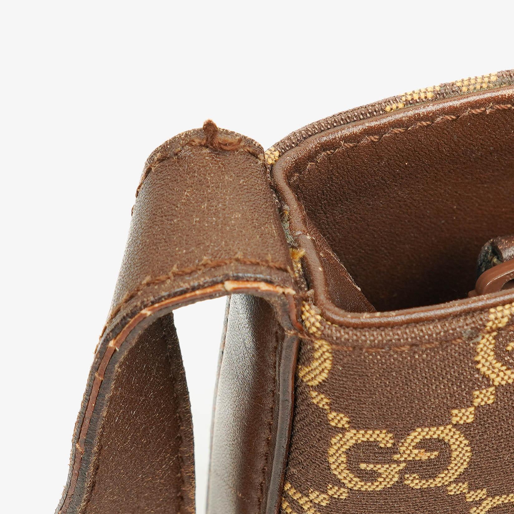Gucci Tote Tasche aus braunem GG Monogram Canvas