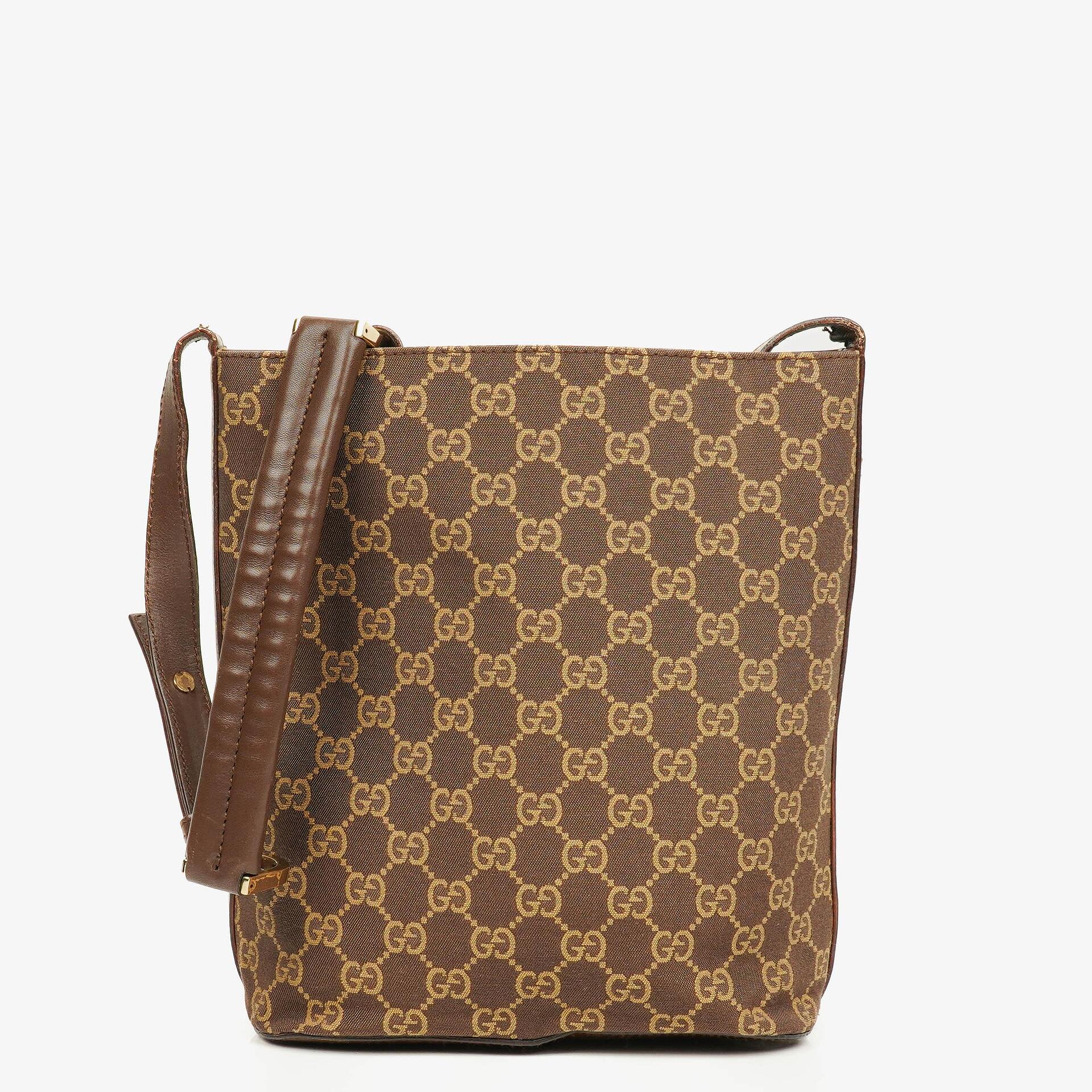 Gucci Tote Tasche aus braunem GG Monogram Canvas