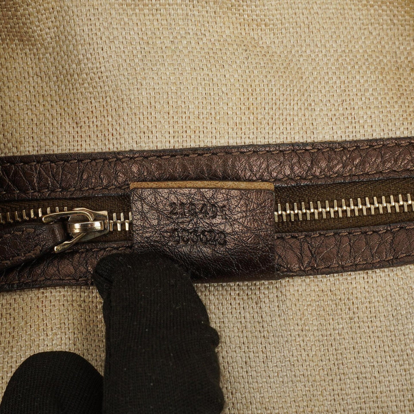 Gucci Braun/ Hellbeige Diamante Große New Jackie Hobo Tasche