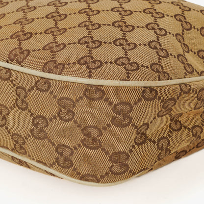 Gucci Charmy GG Canvas Hobo-Tasche in Beige