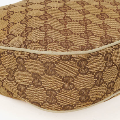Gucci Charmy GG Canvas Hobo-Tasche in Beige
