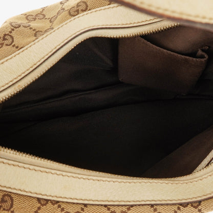 Gucci Charmy GG Canvas Hobo-Tasche in Beige