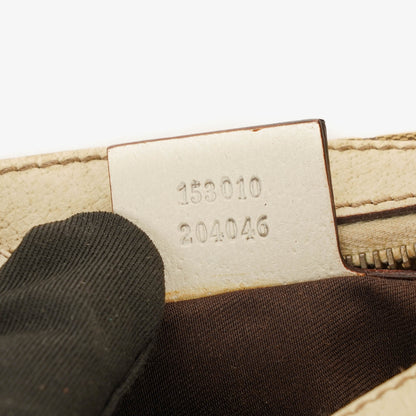 Gucci Charmy GG Canvas Hobo-Tasche in Beige