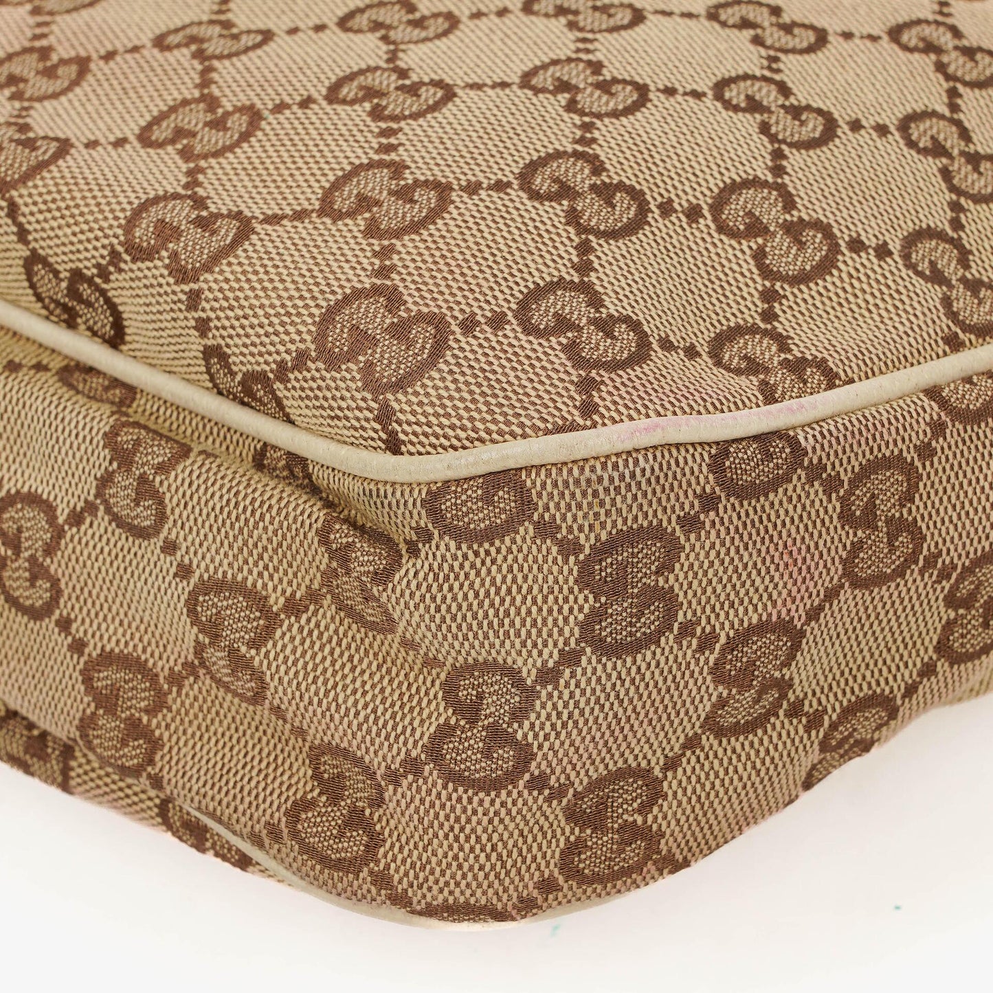 Gucci Charmy Hobo-Tasche aus beigem GG Canvas