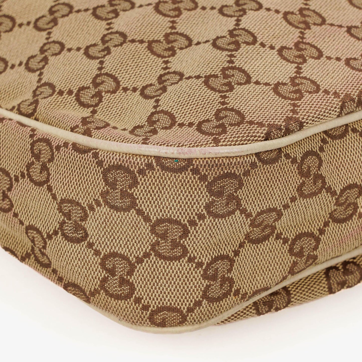 Gucci Charmy Hobo-Tasche aus beigem GG Canvas