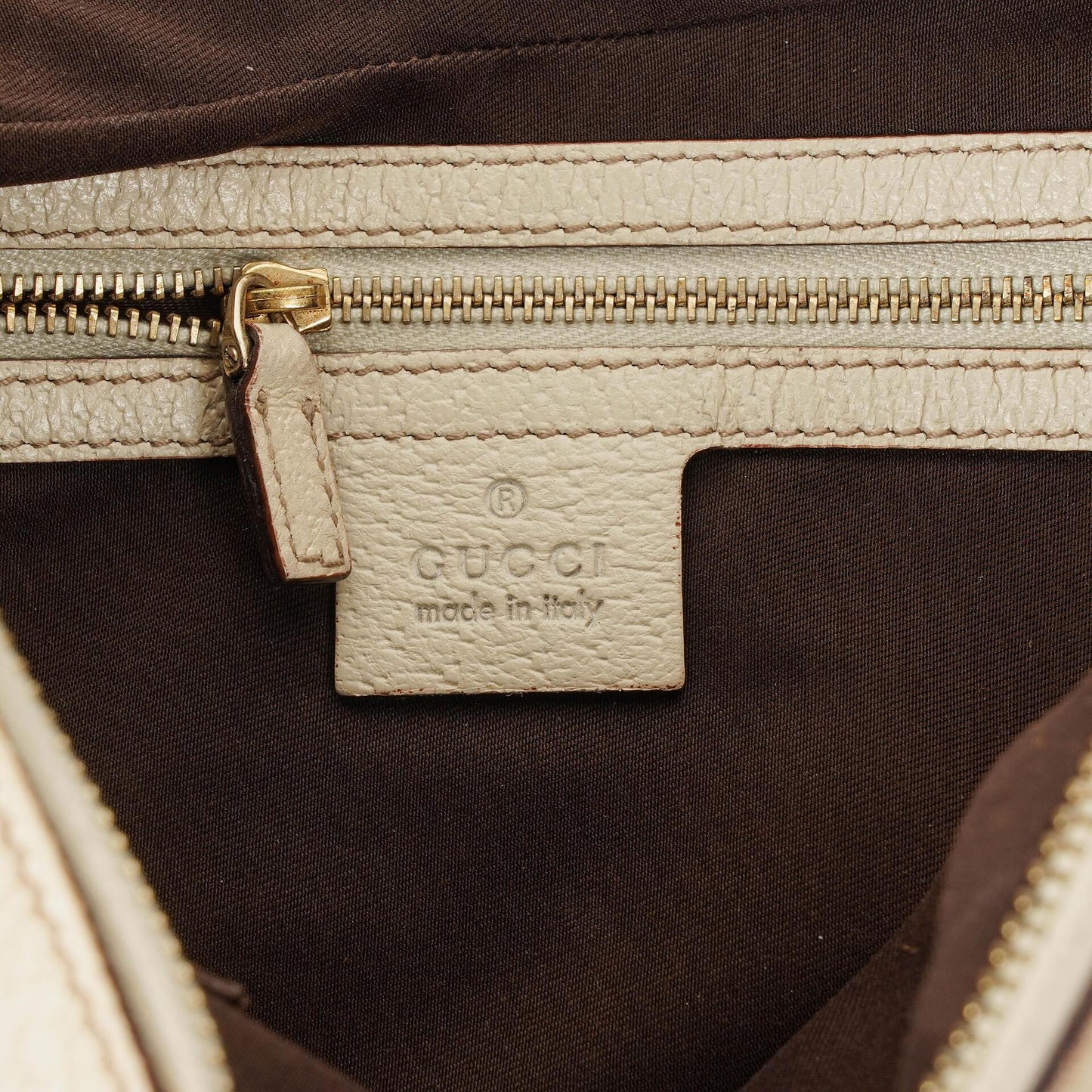 Gucci Charmy Hobo-Tasche aus beigem GG Canvas