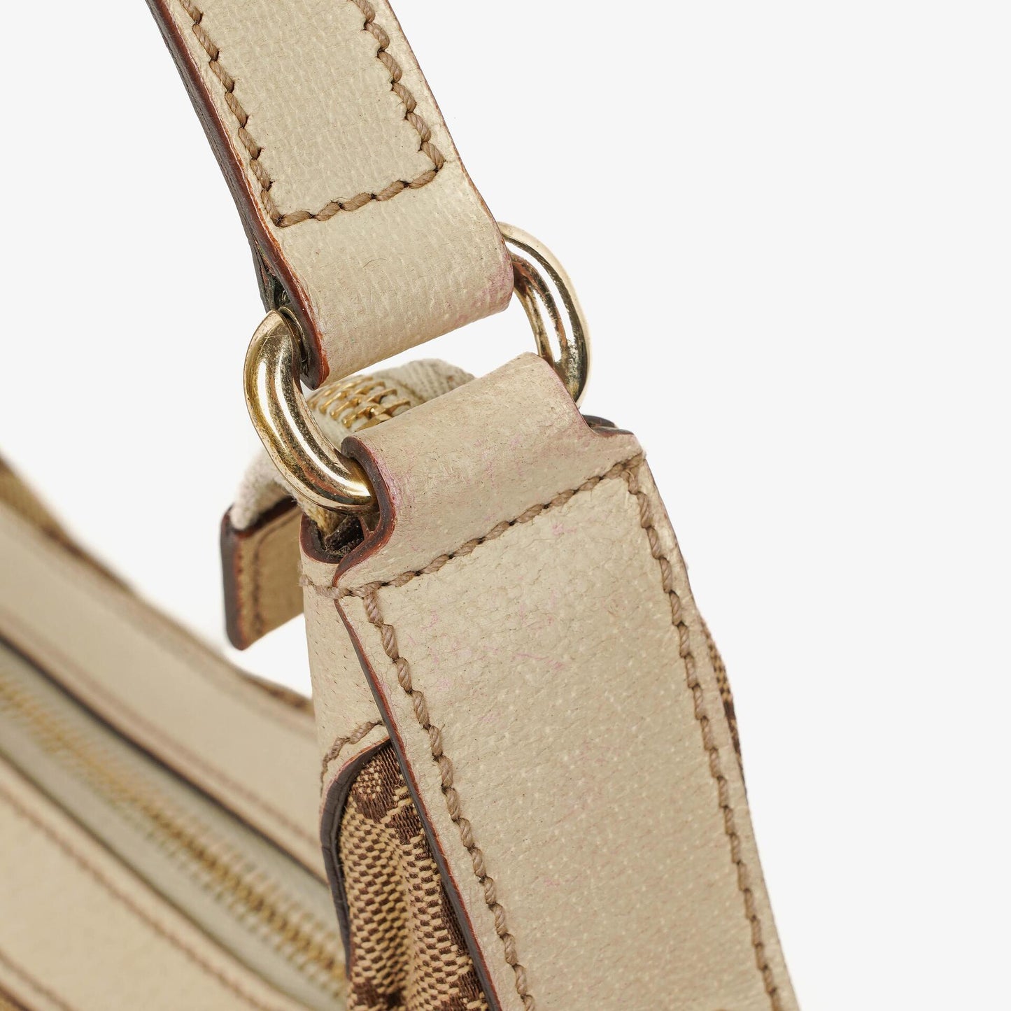 Gucci Charmy Hobo-Tasche aus beigem GG Canvas